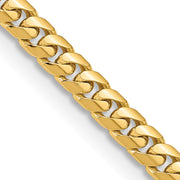 14k 5.5mm Solid Miami Cuban Chain