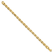 14K Polished Fancy Link Bracelet