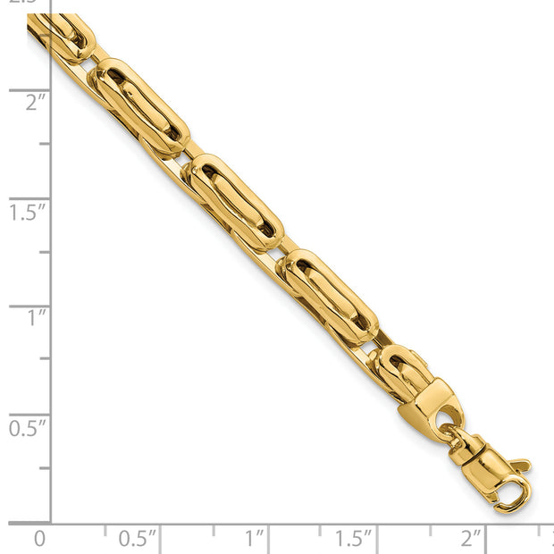 14K Polished Fancy Link Bracelet