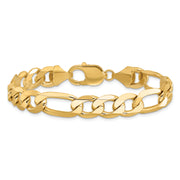 14k 10mm Flat Figaro Chain