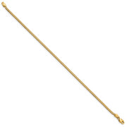 14k 1.4mm Franco Chain