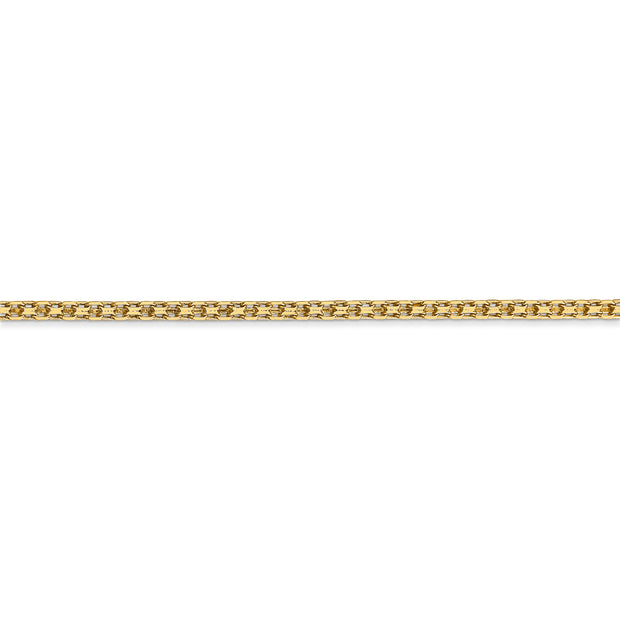 14k 1.8mm Lightweight Bismark Flat Chain