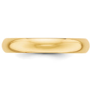 14KY 4mm Half Round Band