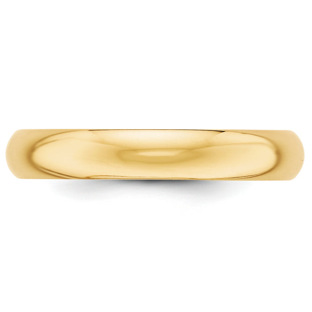 14KY 4mm Half Round Band
