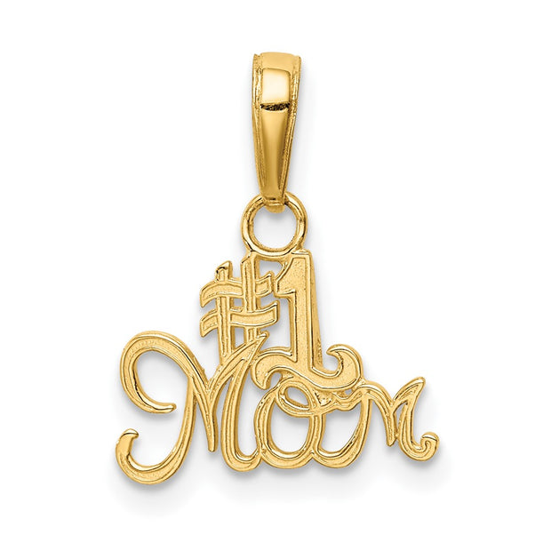 14k &num;1 MOM Charm