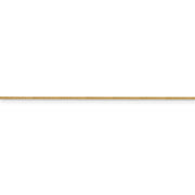 14k .9mm Curb Pendant Chain