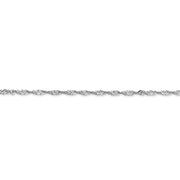 14k WG 1.7mm Singapore Chain