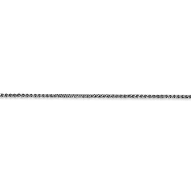 14k WG 1.25mm D/C Spiga Chain