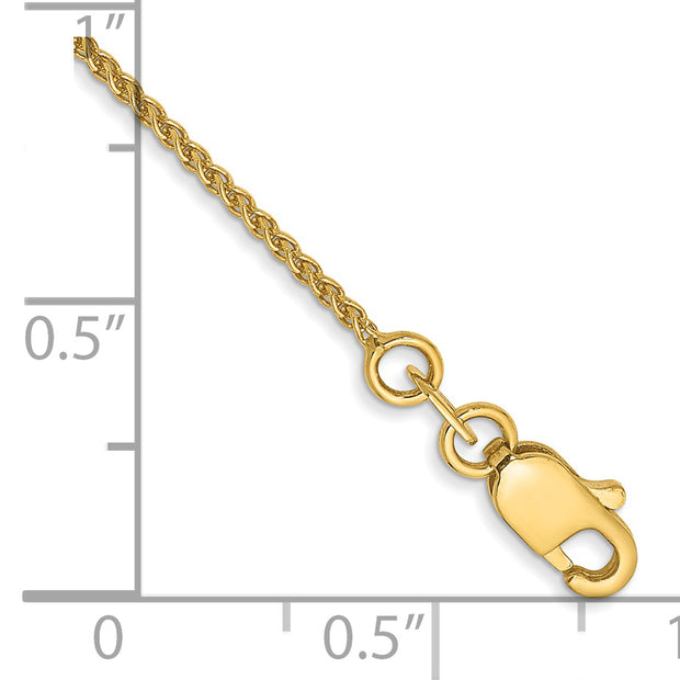 14k 1.05mm Spiga with Lobster Clasp Chain