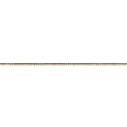 14k .75mm Round Open Link Cable Chain