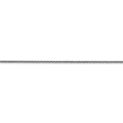 14k WG 1.4mm Round Open Link Cable Chain