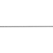 14k WG 1.05mm D/C Spiga with Lobster Clasp Chain