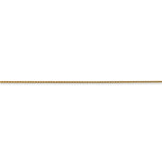 14k .85mm Diamond Cut Spiga with Spring Ring Clasp Chain