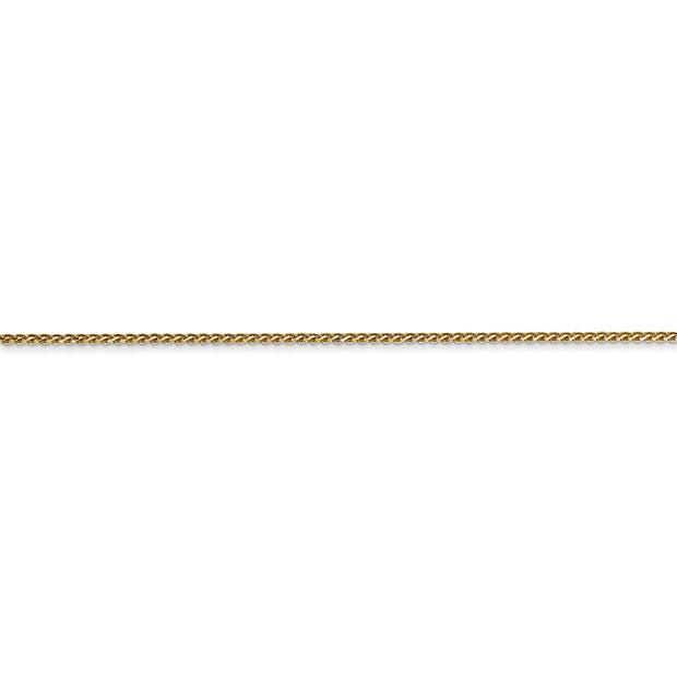 14k 1.05mm D/C Spiga with Lobster Clasp Chain
