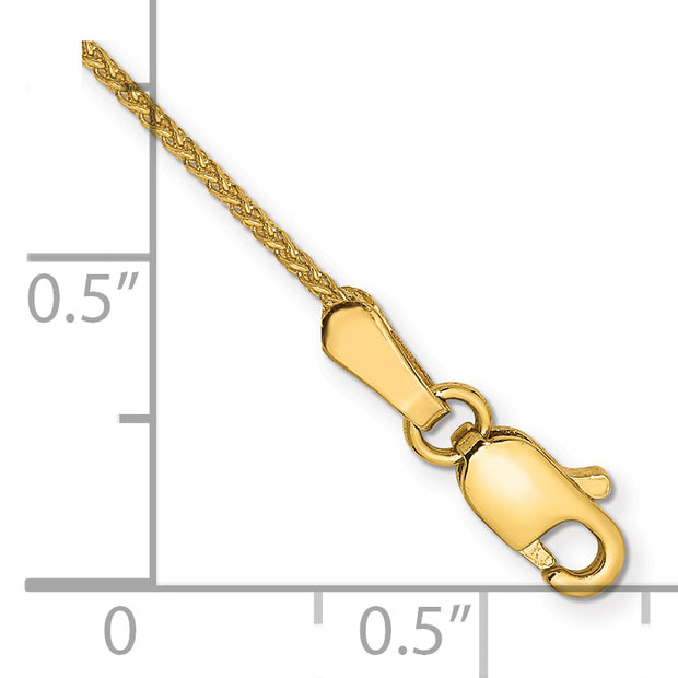 14k 1.05mm D/C Spiga with Lobster Clasp Chain