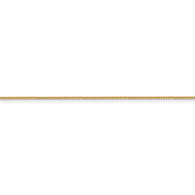 14k .85mm Spiga with Lobster Clasp Chain
