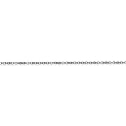 14k WG 1.4mm Round Open Wide Link Cable Chain