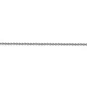 14k WG 1.6mm Round Open Link Cable Chain