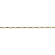 14k 1.4mm Round Open Wide Link Cable Chain