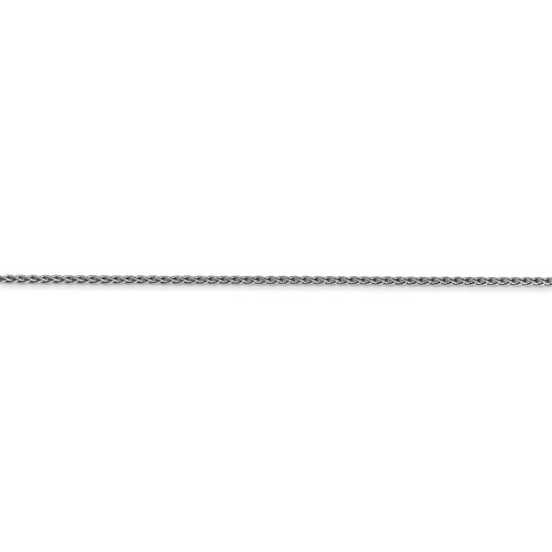 14k WG 1.2mm Parisian Wheat Chain