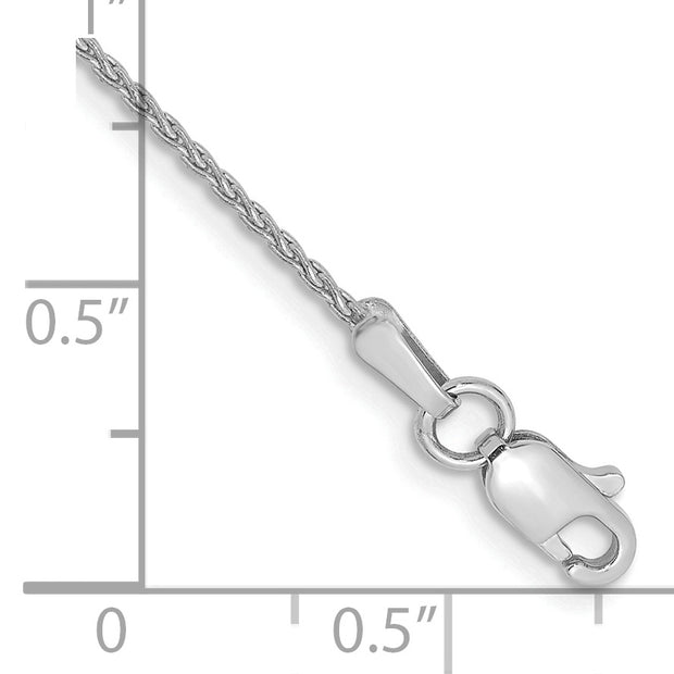 14k WG 1.2mm Parisian Wheat Chain