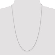 14k WG 1.5mm Parisian Wheat Chain