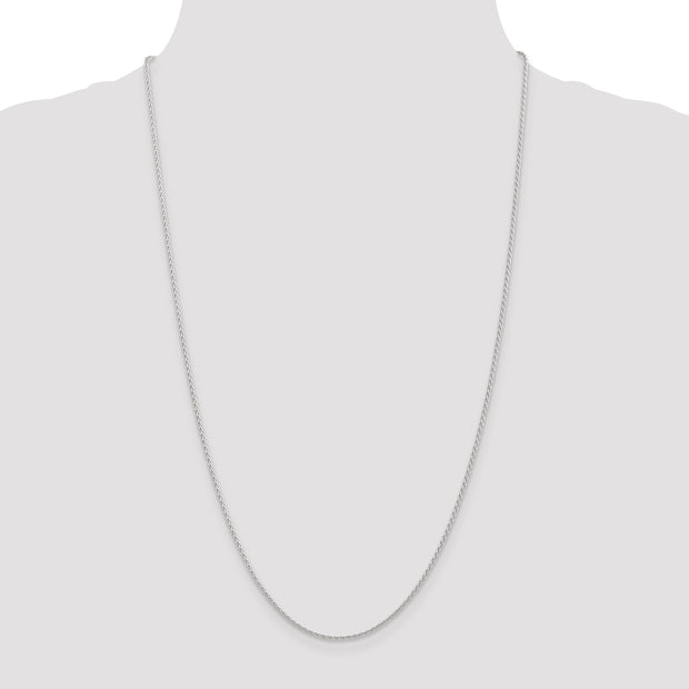 14k WG 1.5mm Parisian Wheat Chain