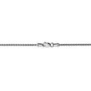 14k WG 1.5mm Parisian Wheat Chain
