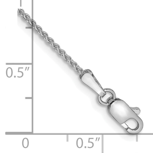 14k WG 1.25mm Spiga Chain