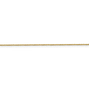 14k .9mm D/C Round Open Link Cable Chain