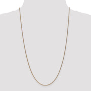 14k 1.25mm D/C Spiga Chain