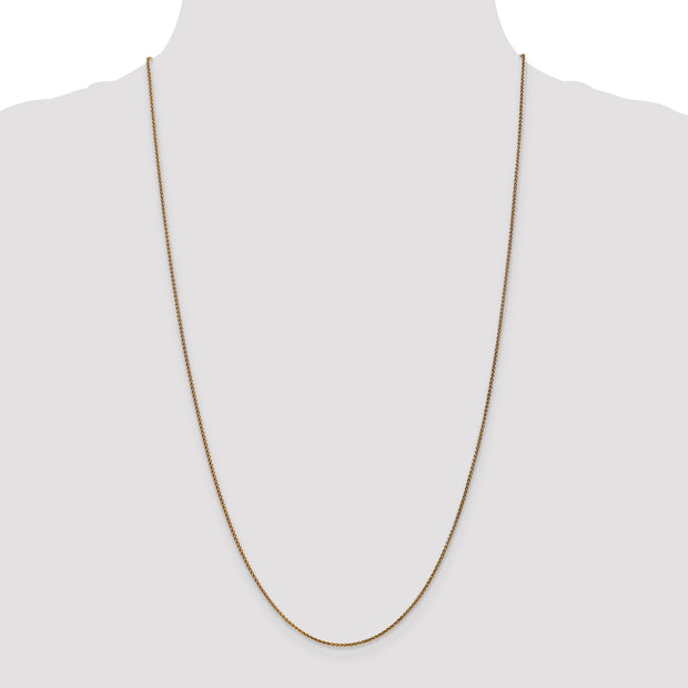 14k 1.25mm D/C Spiga Chain