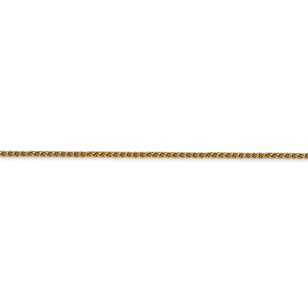 14k 1.25mm D/C Spiga Chain