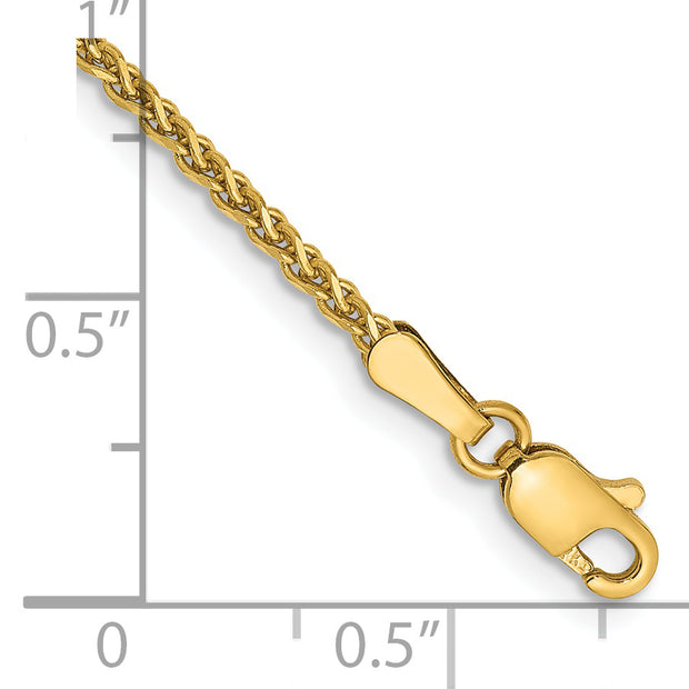 14k 1.7mm D/C Spiga Chain
