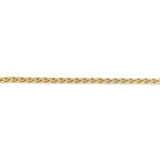 14k 2.25mm Parisian Wheat Chain