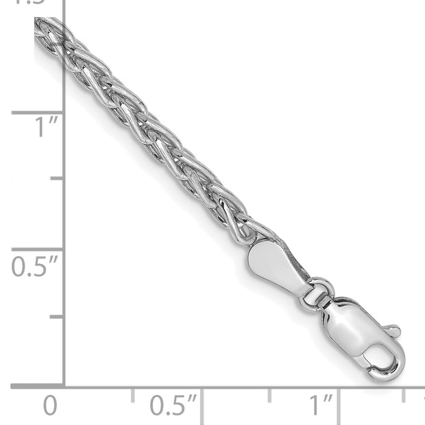 14k WG 3mm Parisian Wheat Chain