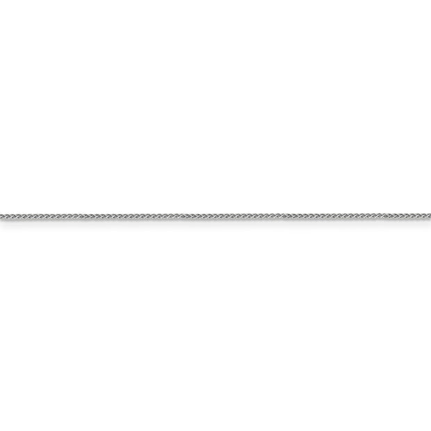 14k WG .85mm Spiga with Lobster Clasp Chain