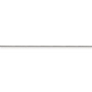 14k WG .9mm Curb Pendant Chain