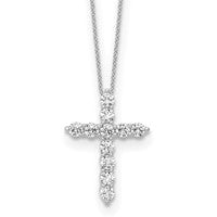 10K White Gold Lab Grown Diamond VS/SI FGH Chain SIide w/ chain