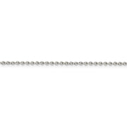 Sterling Silver Rhodium-plated 1.95mm Cable Chain