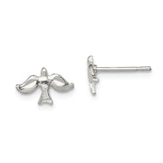 Sterling Silver Dove Mini Earrings