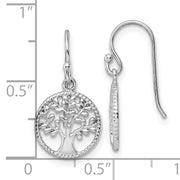 Sterling Silver RH Tree Dangle Earrings