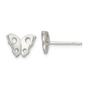 Sterling Silver Polished Butterfly Post Earrings