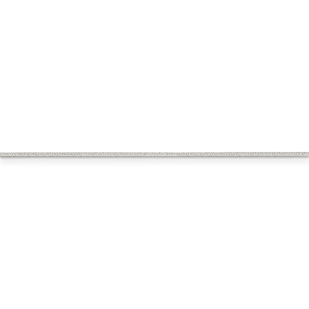 Sterling Silver .85mm Diamond-cut Snake Chain
