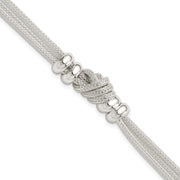 Sterling Silver Polished Knot Bracelet
