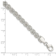Sterling Silver Polished Love Knot Bracelet