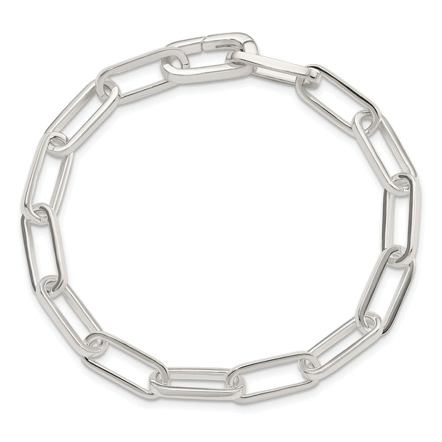 Sterling Silver Polished Fancy Link Bracelet