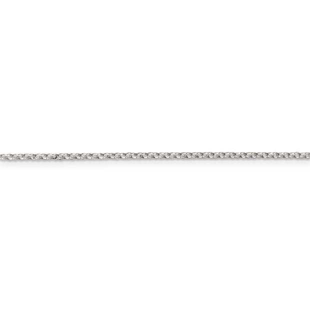 Sterling Silver 1.5mm Diamond-cut Cable Chain