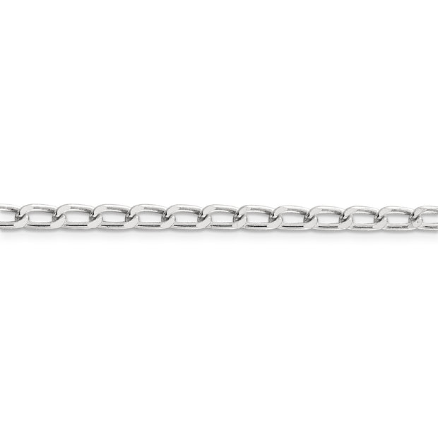 Sterling Silver 4.3mm Open Elongated Link Chain