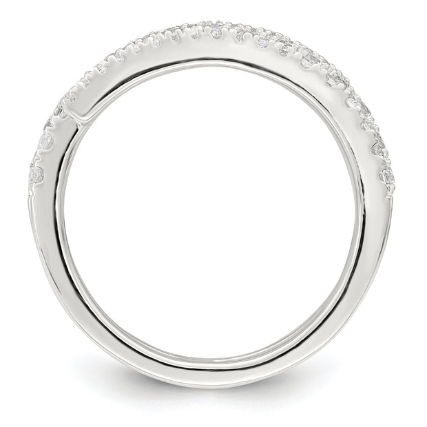 Sterling Silver CZ Wrap Ring